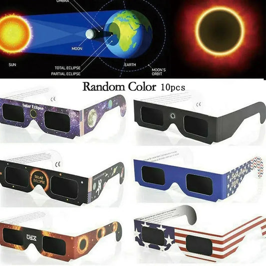 NASA Approved Solar Eclipse Glasses (10pcs)